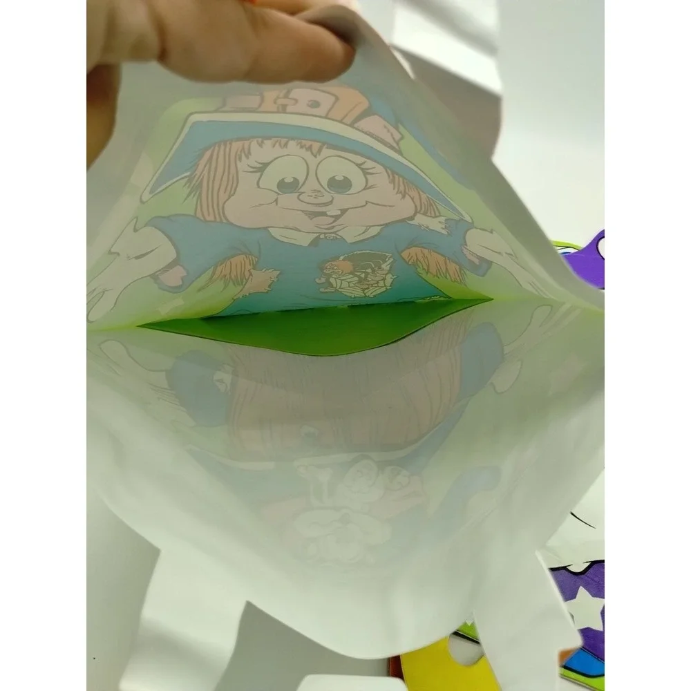 Lot Of 3 Vintage 1990 McDonald's Trick Or Treat Halloween Bags Glow In Dark